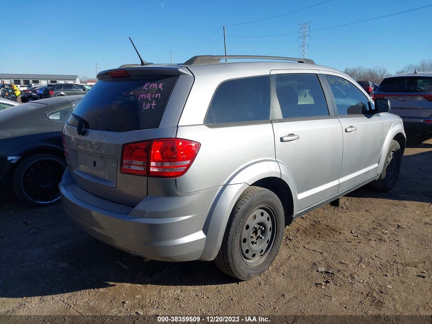 VIN 3C4PDCAB2JT183488 2018 DODGE JOURNEY SE