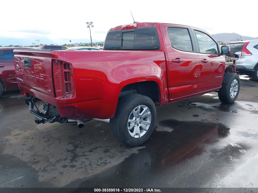 VIN 1GCGSCENXM1296417 2021 CHEVROLET COLORADO 2WD  SHORT BOX LT