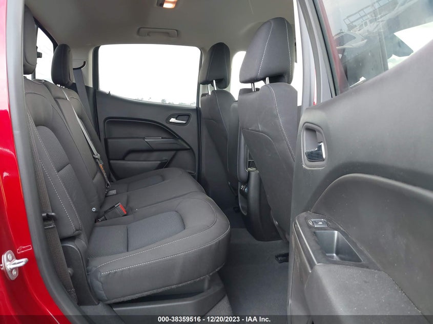 VIN 1GCGSCENXM1296417 2021 CHEVROLET COLORADO 2WD  SHORT BOX LT