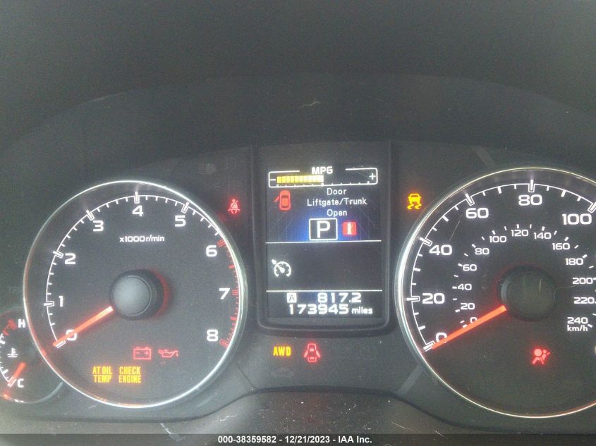 2014 SUBARU OUTBACK 2.5I LIMITED - 4S4BRBLC4E3293872