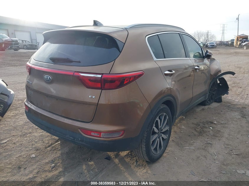 VIN KNDPN3AC0H7067808 2017 KIA SPORTAGE EX