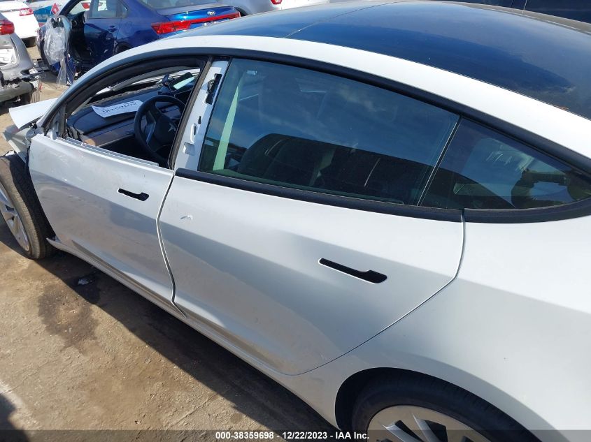 2022 TESLA MODEL 3 - 5YJ3E1EB8NF259519