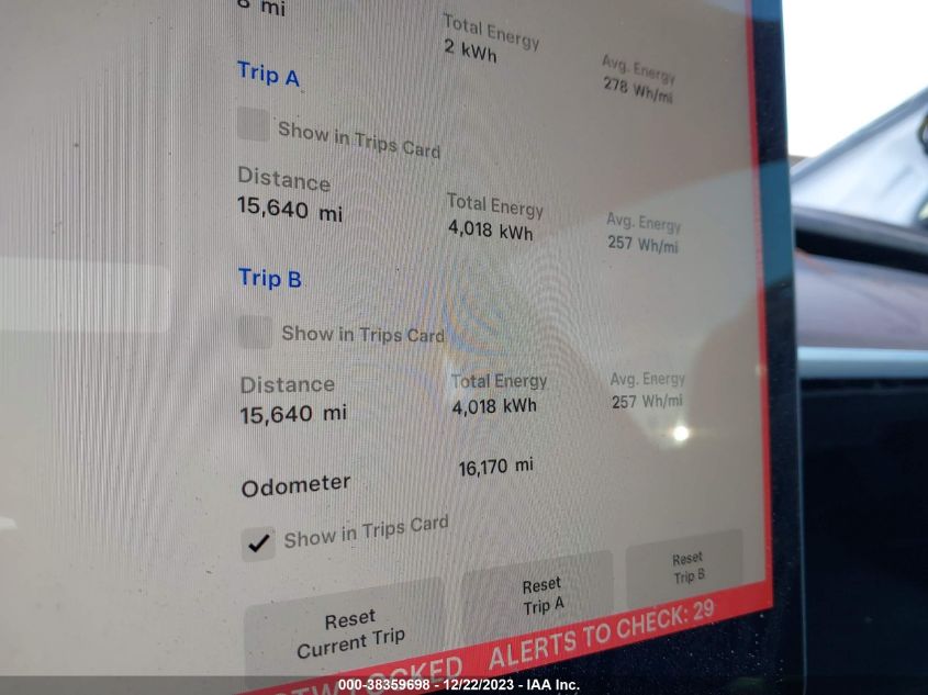 2022 TESLA MODEL 3 - 5YJ3E1EB8NF259519