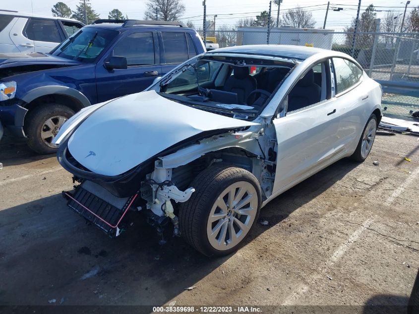 2022 TESLA MODEL 3 - 5YJ3E1EB8NF259519