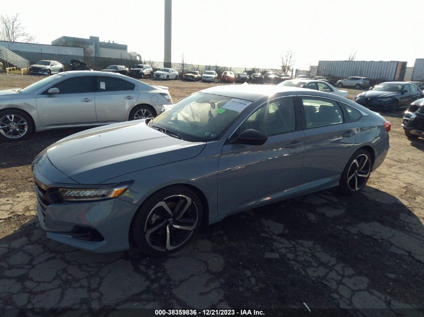 2021 HONDA ACCORD SPORT - 1HGCV1F3XMA074761
