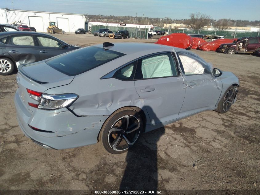 2021 HONDA ACCORD SPORT - 1HGCV1F3XMA074761
