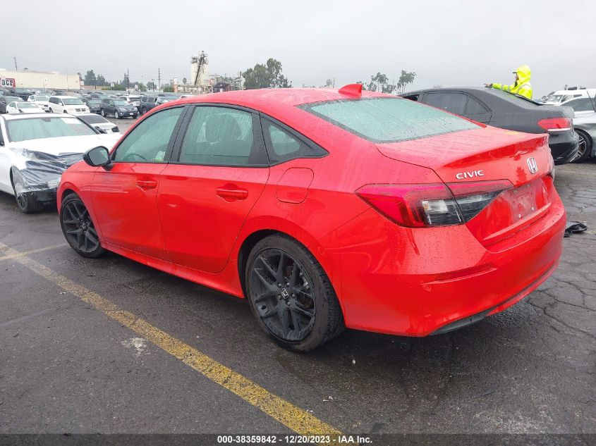 VIN 2HGFE2F55PH526321 2023 HONDA CIVIC SPORT