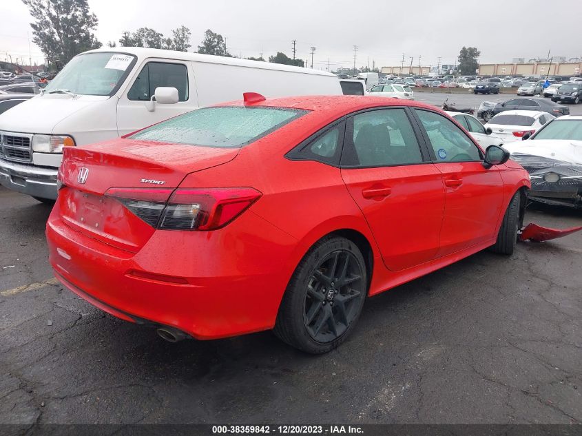 VIN 2HGFE2F55PH526321 2023 HONDA CIVIC SPORT