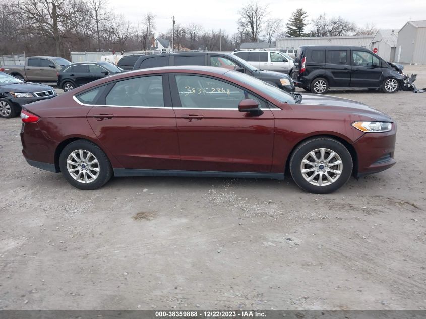 2016 FORD FUSION S - 3FA6P0G75GR264095