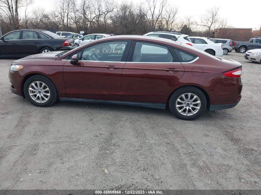 2016 FORD FUSION S - 3FA6P0G75GR264095