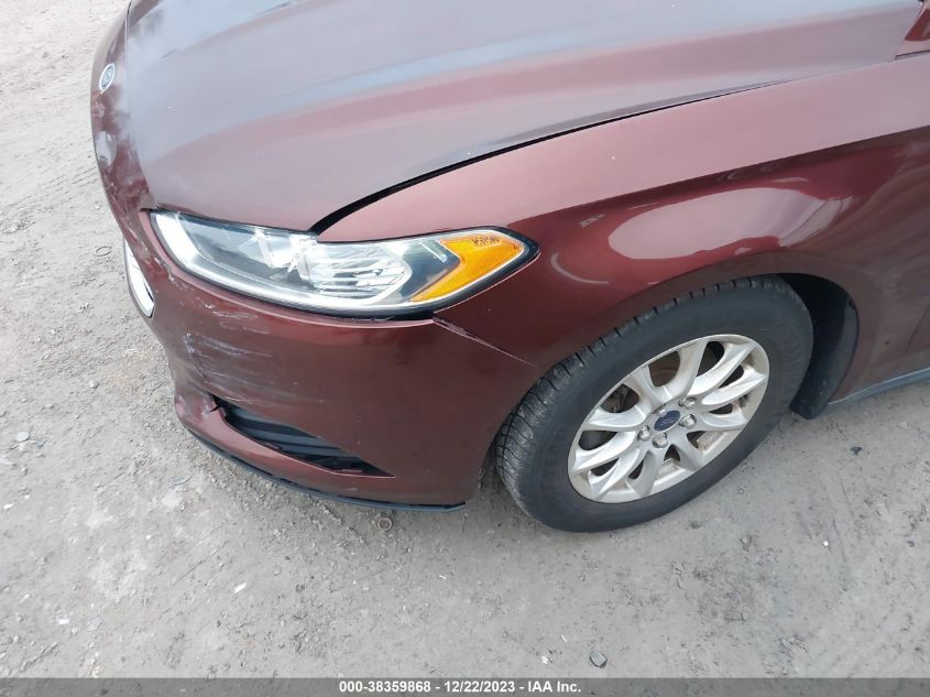 2016 FORD FUSION S - 3FA6P0G75GR264095