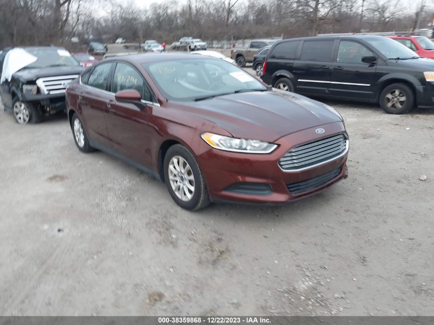 2016 FORD FUSION S - 3FA6P0G75GR264095