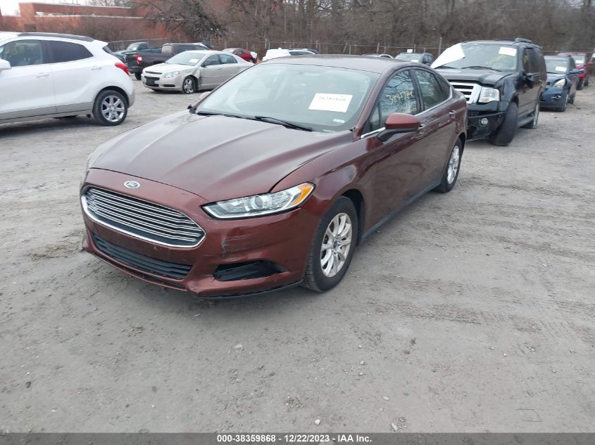 2016 FORD FUSION S - 3FA6P0G75GR264095