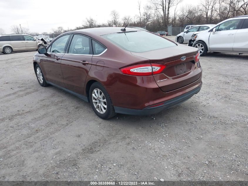 2016 FORD FUSION S - 3FA6P0G75GR264095