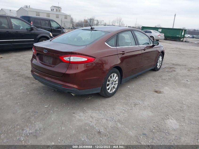 2016 FORD FUSION S - 3FA6P0G75GR264095