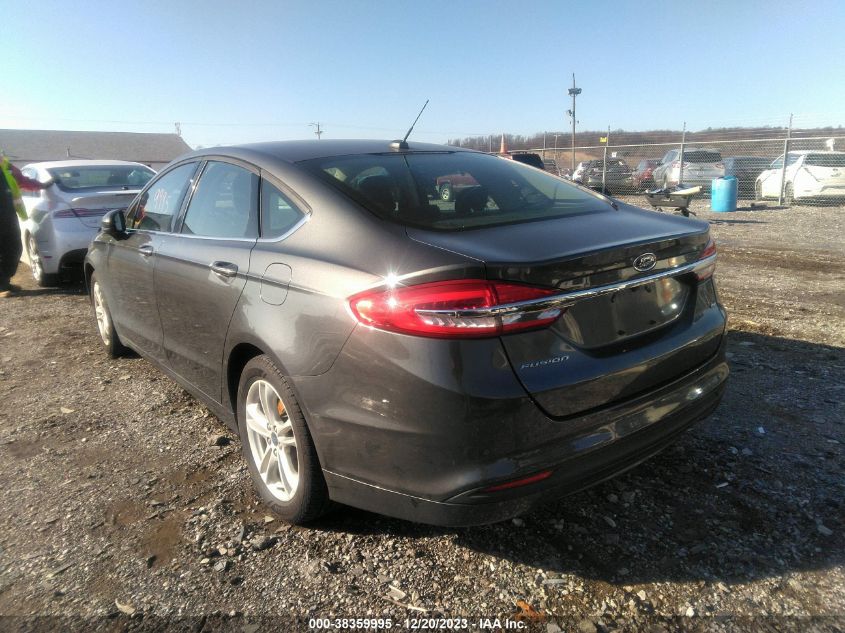 2018 FORD FUSION SE - 3FA6P0H70JR242656