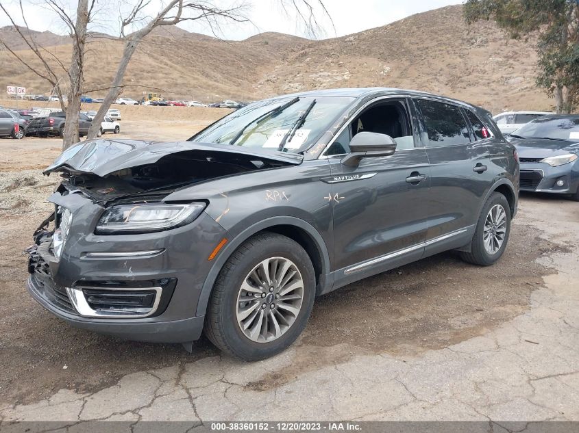 VIN 2LMPJ6K96KBL67741 2019 LINCOLN NAUTILUS SELECT