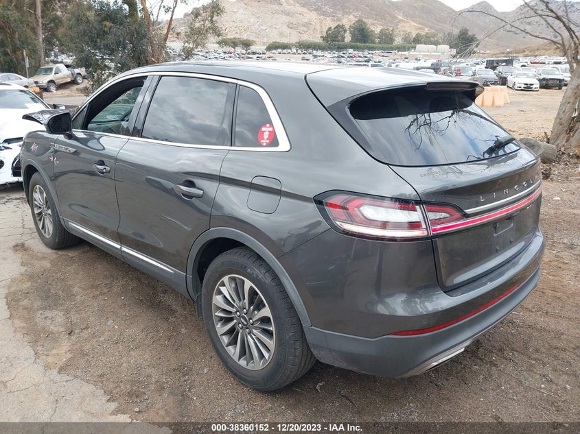 VIN 2LMPJ6K96KBL67741 2019 LINCOLN NAUTILUS SELECT