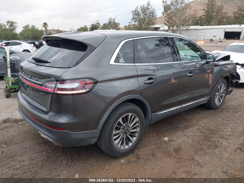 VIN 2LMPJ6K96KBL67741 2019 LINCOLN NAUTILUS SELECT