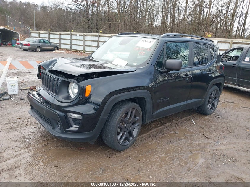 VIN ZACNJCBB8MPM39981 2021 JEEP RENEGADE LATITUDE FWD