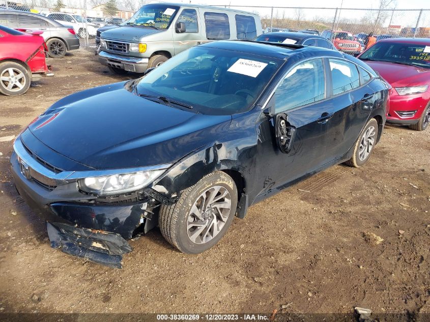 2018 HONDA CIVIC EX - 19XFC2F71JE011566