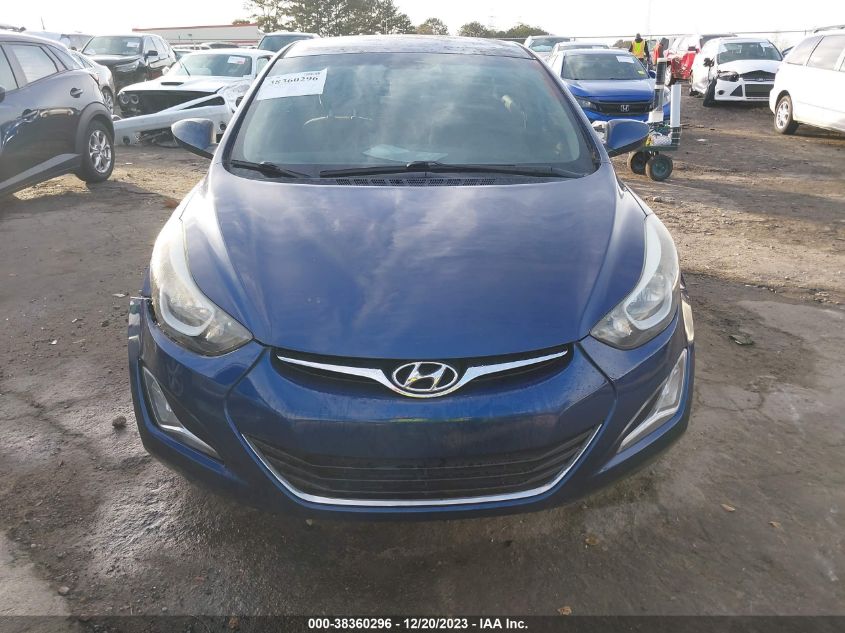 2016 HYUNDAI ELANTRA SE - 5NPDH4AE9GH656528