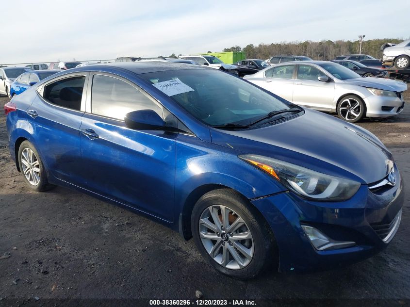 2016 HYUNDAI ELANTRA SE - 5NPDH4AE9GH656528