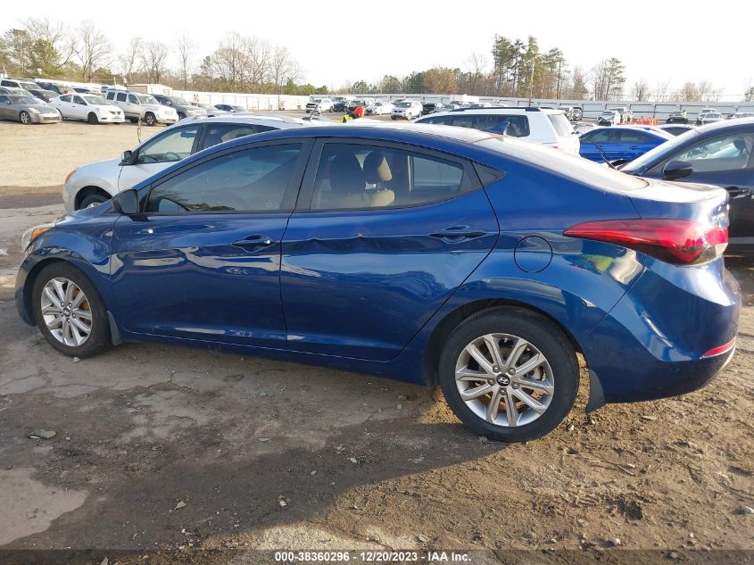 2016 HYUNDAI ELANTRA SE - 5NPDH4AE9GH656528