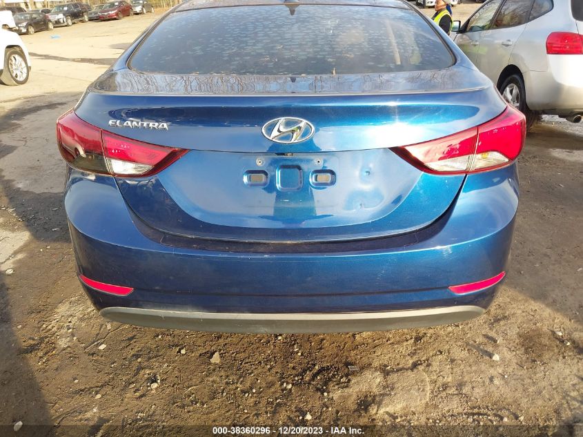 2016 HYUNDAI ELANTRA SE - 5NPDH4AE9GH656528