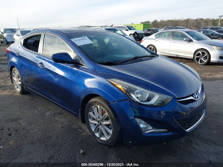 2016 HYUNDAI ELANTRA SE - 5NPDH4AE9GH656528