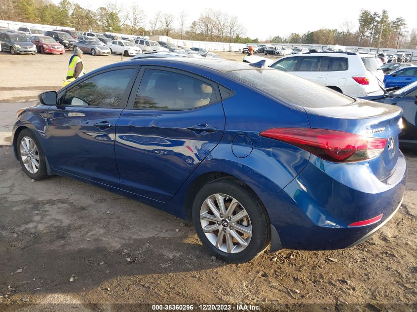 2016 HYUNDAI ELANTRA SE - 5NPDH4AE9GH656528
