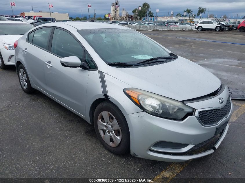 2016 KIA FORTE LX - KNAFK4A61G5587608