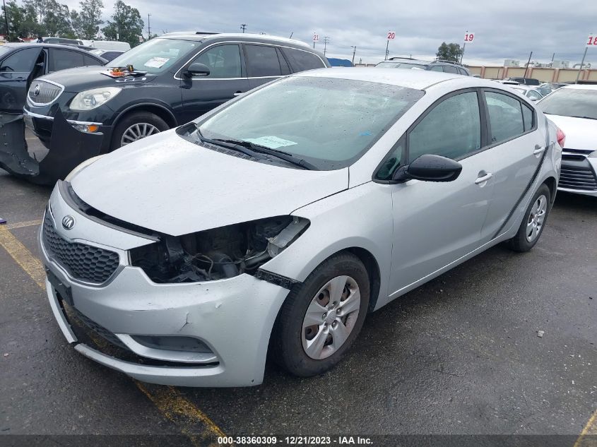 2016 KIA FORTE LX - KNAFK4A61G5587608