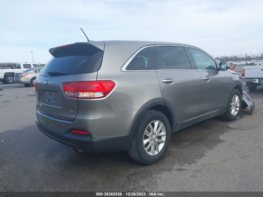 2017 KIA SORENTO 2.4L L - 5XYPG4A35HG197554