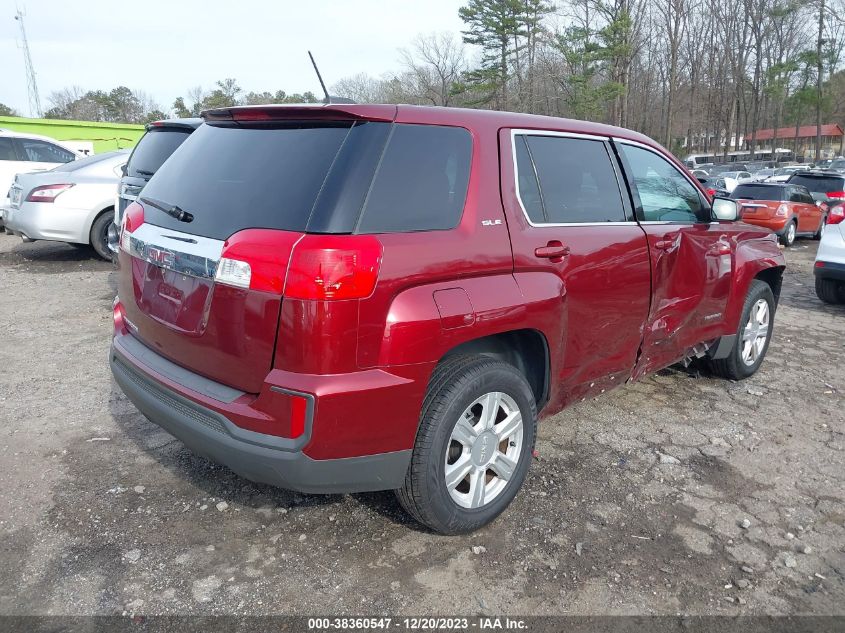 2016 GMC TERRAIN SLE-1 - 2GKALMEK5G6336715