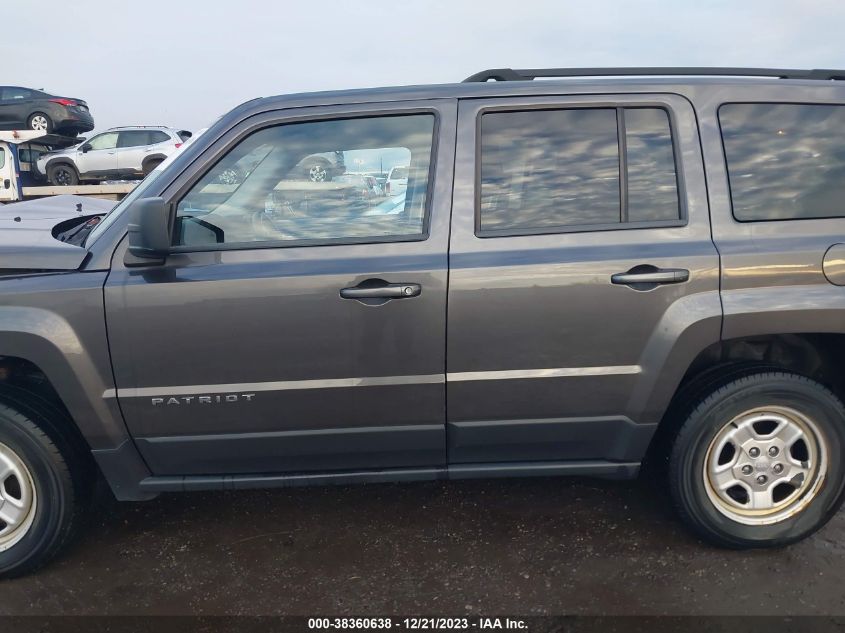 2014 JEEP PATRIOT SPORT - 1C4NJRBB9ED756769