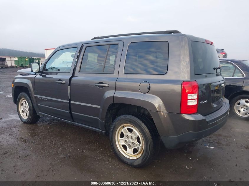 2014 JEEP PATRIOT SPORT - 1C4NJRBB9ED756769