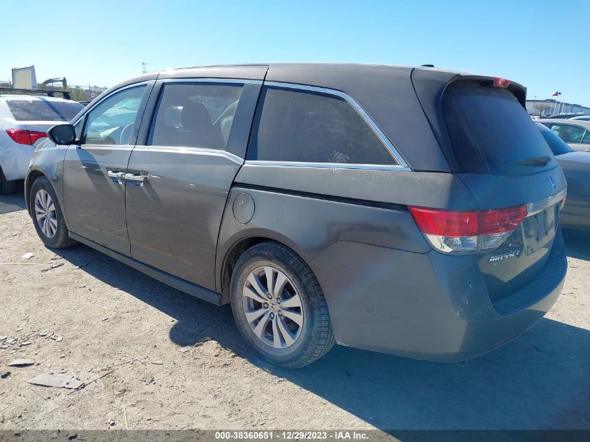 2016 HONDA ODYSSEY EX-L - 5FNRL5H61GB020788