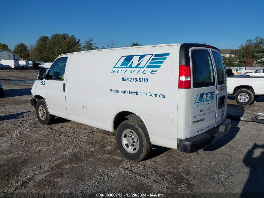 2019 CHEVROLET EXPRESS 2500 1GCWGAFP3K1219919