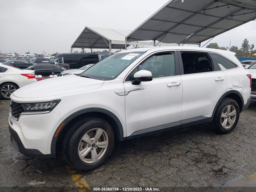 VIN 5XYRGDLC2MG018192 2021 KIA SORENTO LX