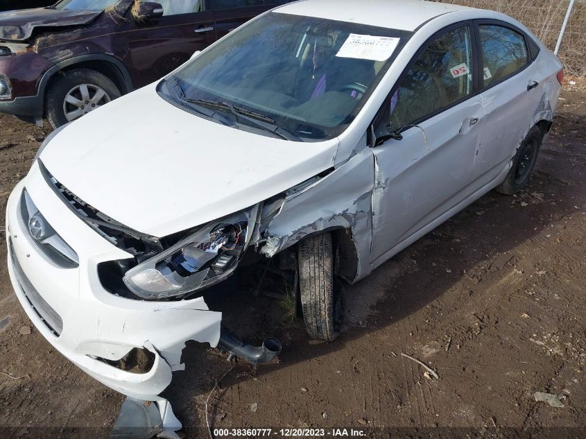 2013 HYUNDAI ACCENT GLS - KMHCT4AE8DU419584