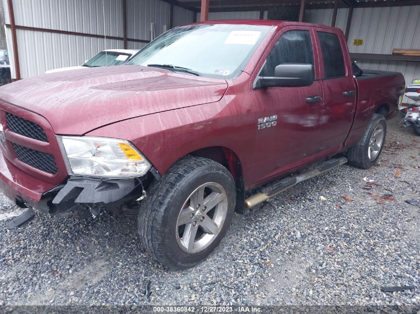 2017 RAM 1500 EXPRESS QUAD CAB 4X4 6'4 BOX - 1C6RR7FG1HS618901