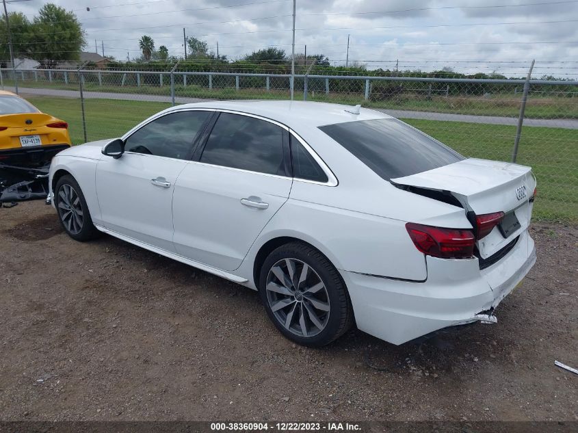 VIN WAUGMAF47LN005610 2020 AUDI A4 PREMIUM