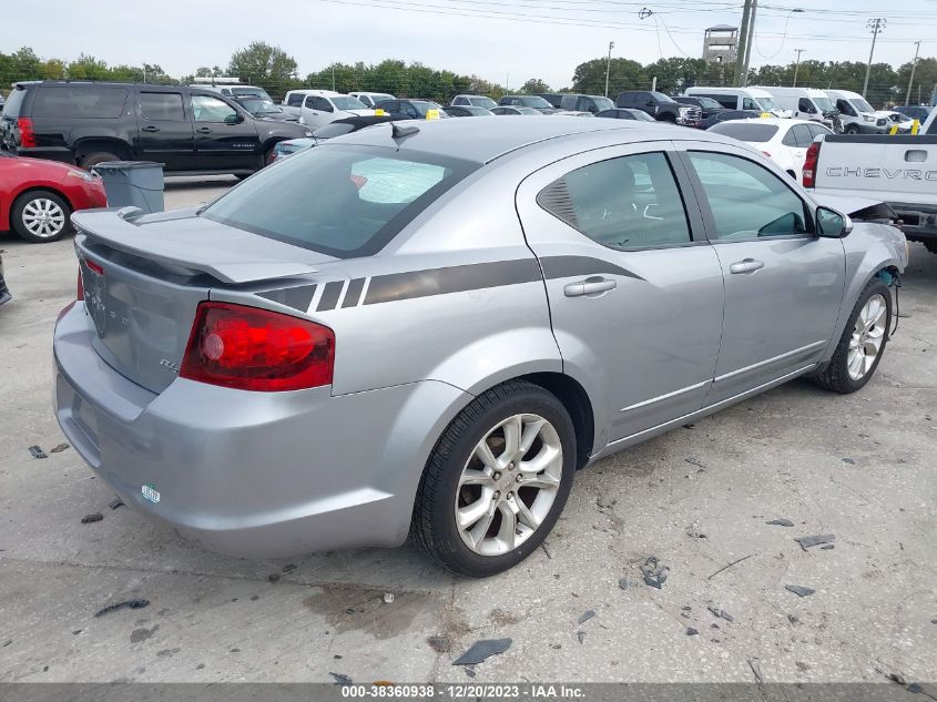 2013 DODGE AVENGER R/T - 1C3CDZBG1DN591114