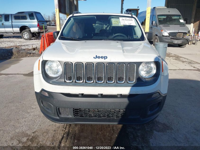 2017 JEEP RENEGADE SPORT 4X4 - ZACCJBAB0HPF29041