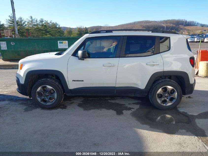 2017 JEEP RENEGADE SPORT 4X4 - ZACCJBAB0HPF29041