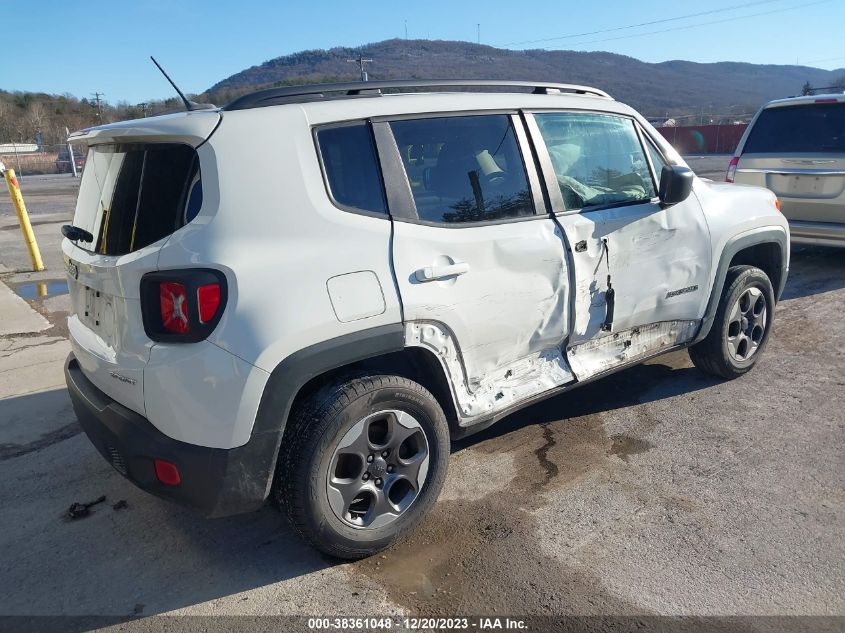 2017 JEEP RENEGADE SPORT 4X4 - ZACCJBAB0HPF29041