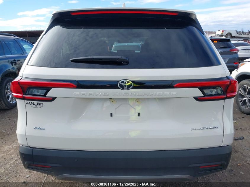 2024 TOYOTA GRAND HIGHLANDER PLATINUM 5TDAAAB56RS005469