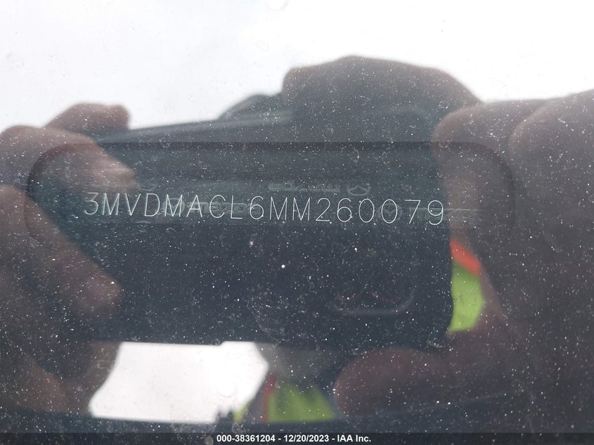 VIN 3MVDMACL6MM260079 2021 MAZDA CX-30 PREFERRED