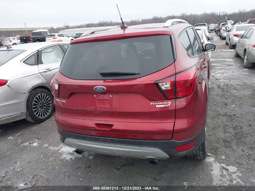 2019 FORD ESCAPE TITANIUM - 1FMCU9J97KUC49230